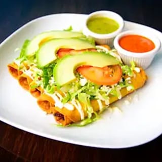 Sausage and Potato Flauta