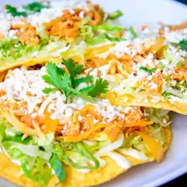 Chipotle Chicken Tostadas.