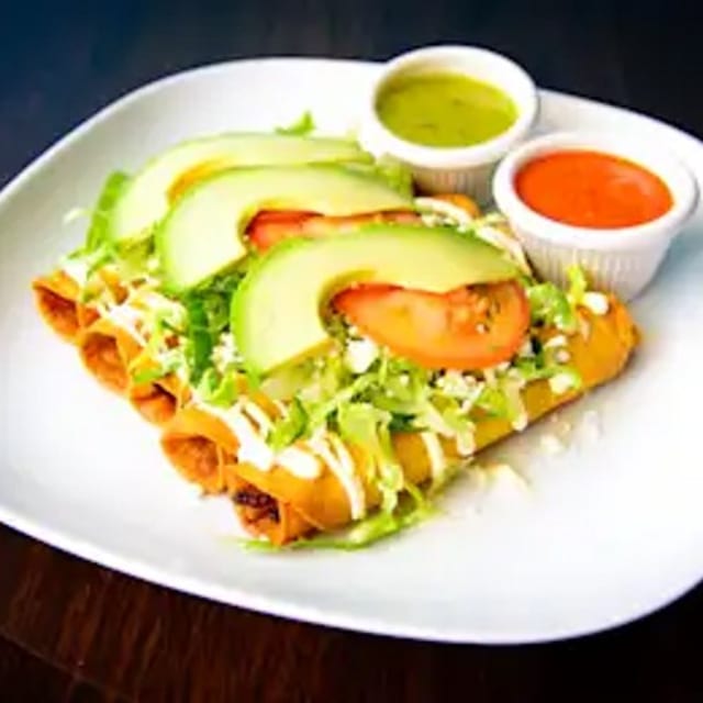 Shredded Chicken Flauta.
