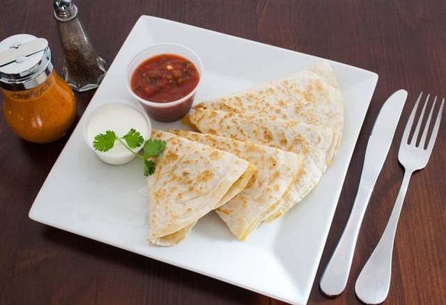 Cajun Chicken Quesadilla.